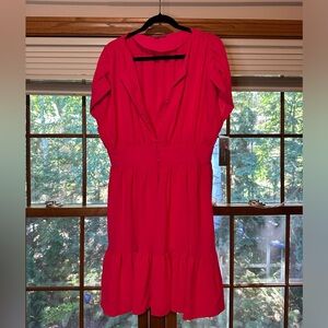 Sharagano Split Neck Mini Dress NWT - Size 12